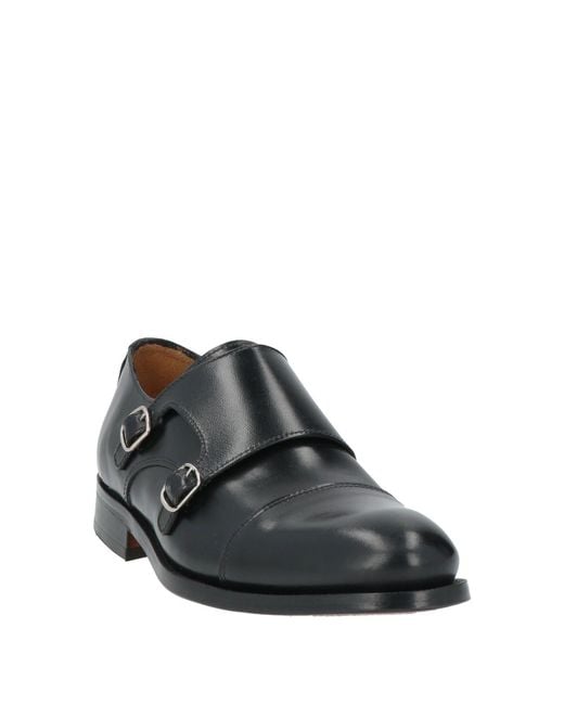 Moma Black Midnight Lace-Up Shoes Leather for men