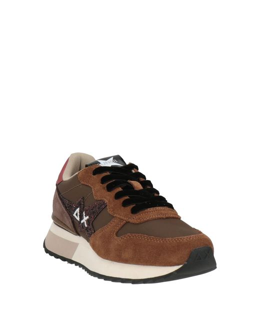 Sun 68 Brown Trainers