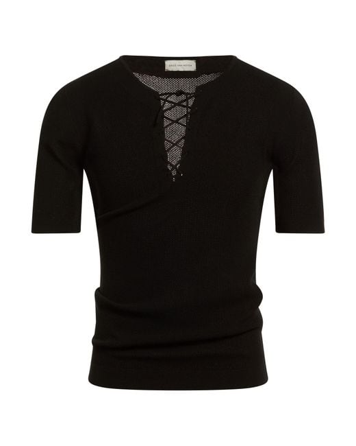 Pullover Dries Van Noten pour homme en coloris Black