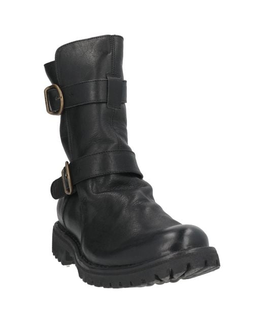 Fiorentini + Baker Black Ankle Boots Leather