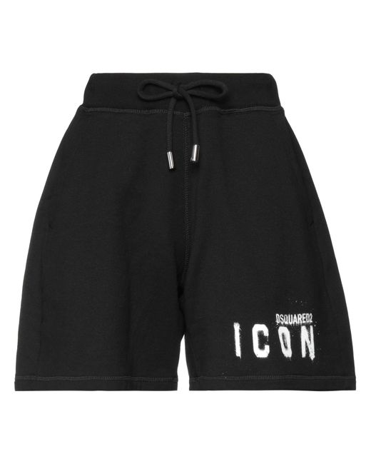 DSquared² Black Shorts & Bermuda Shorts