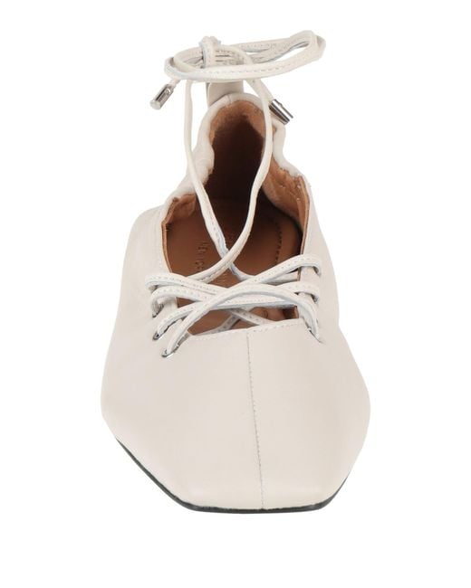 Rag & Bone White Ballet Flats