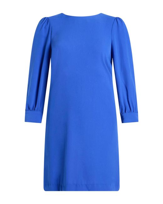 Rebel Queen Blue Mini Dress Polyester, Elastane