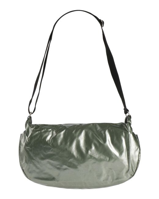 Jack Gomme Green Shoulder Bag Polyurethane, Pes, Cotton