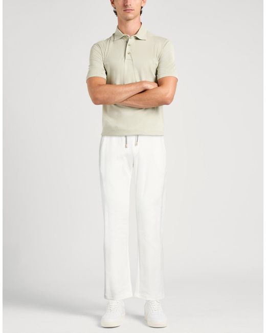 Eleventy White Trouser for men