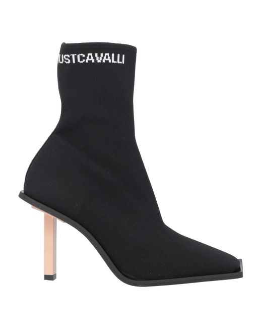 Just Cavalli Black Ankle Boots