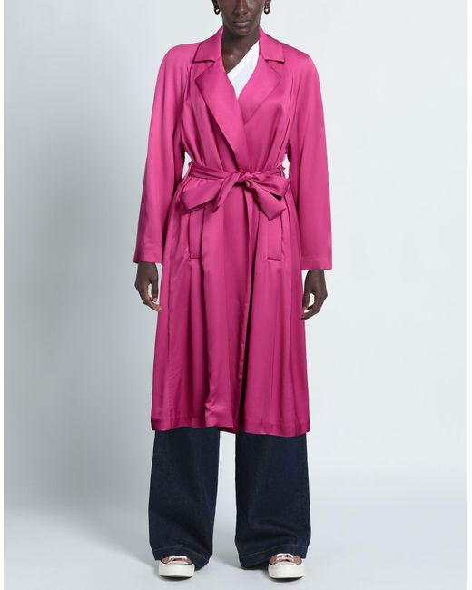 P.A.R.O.S.H. Pink Overcoat & Trench Coat
