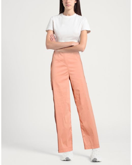 Jijil Pink Pants Cotton, Polyamide, Elastane