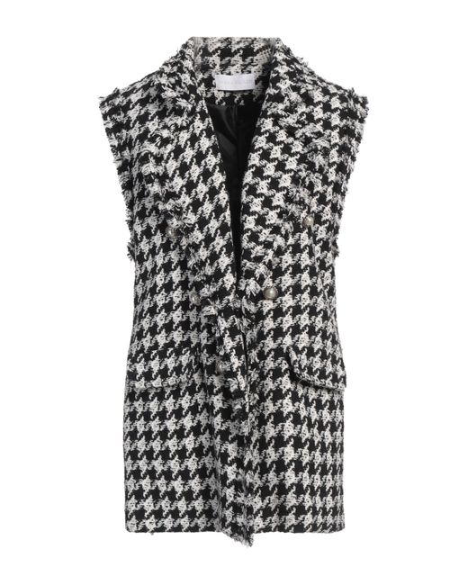 Diana Gallesi Black Blazer Cotton, Polyester, Acrylic, Viscose