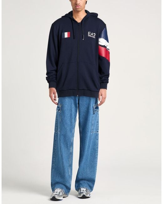 EA7 Blue Sweatshirt for men