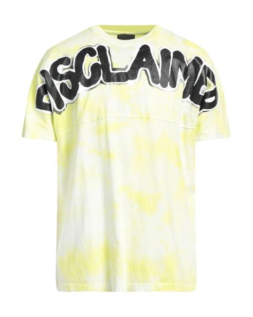 DISCLAIMER T-shirt in Yellow for Men | Lyst
