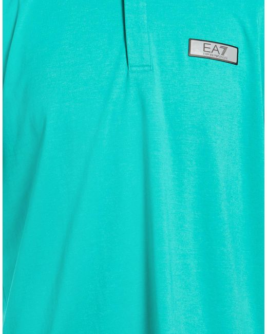 EA7 White Polo Shirts for men