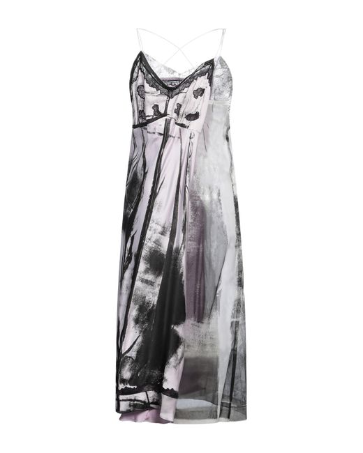 Maison Margiela Gray Midi-Kleid