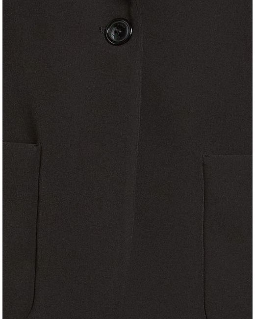 SEVENTY VENEZIA Black Blazer Polyester, Elastane