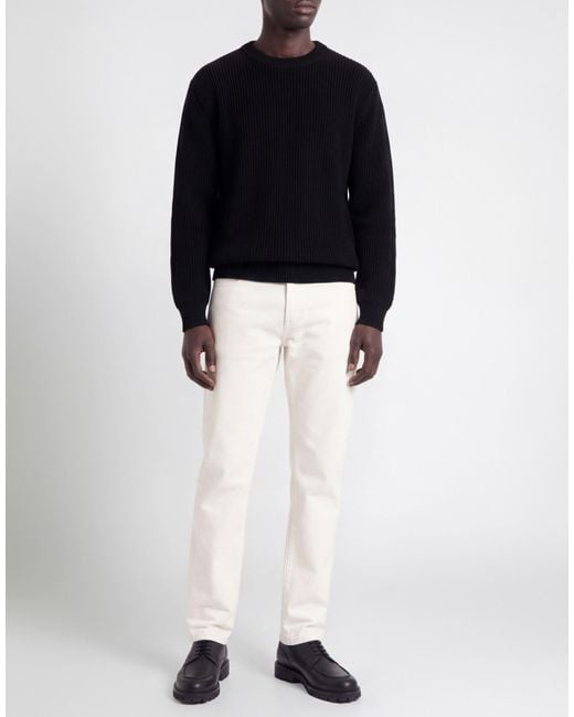 Cooperativa Pescatori Posillipo Black Sweater Merino Wool, Acrylic for men