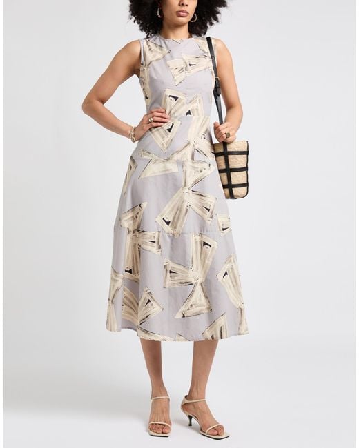 Ottod'Ame White Midi Dress
