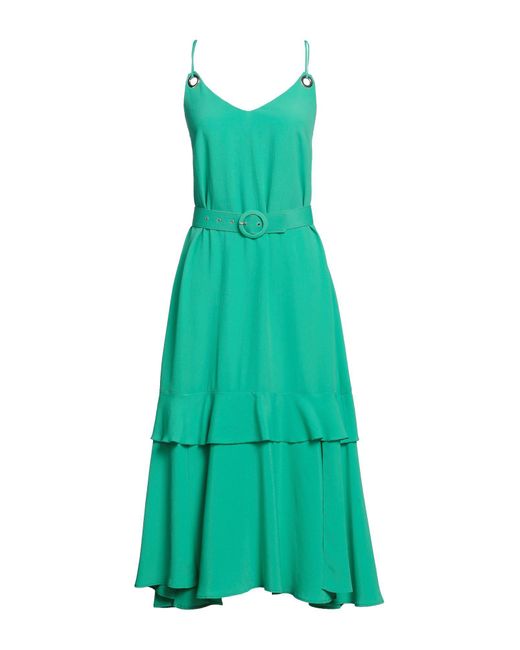 SIMONA CORSELLINI Green Midi-Kleid