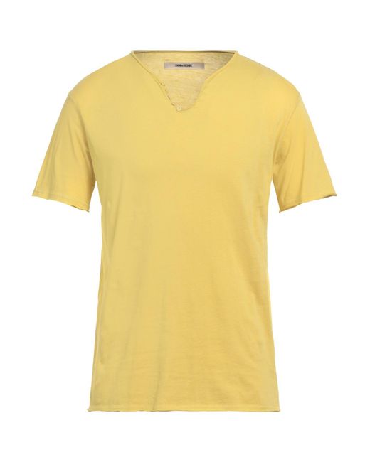 Zadig & Voltaire Yellow T-shirt for men