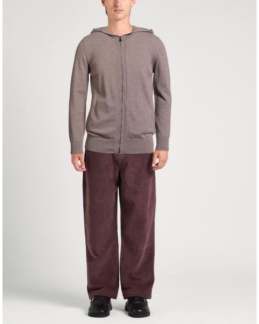 Alpha Studio Brown Cardigan for men