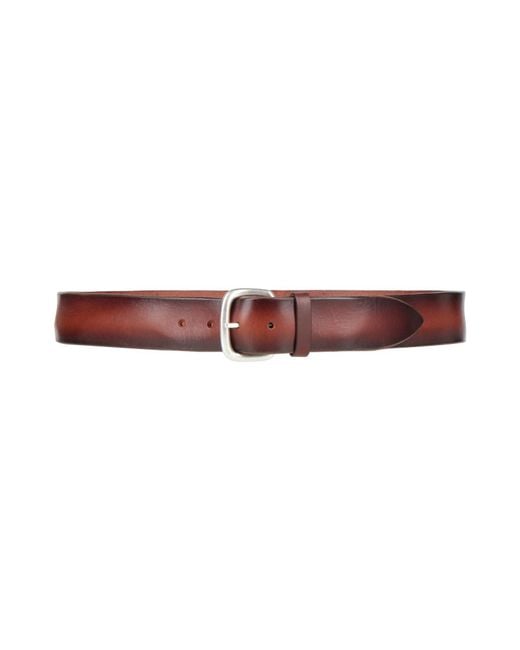Orciani Brown Belt Leather for men
