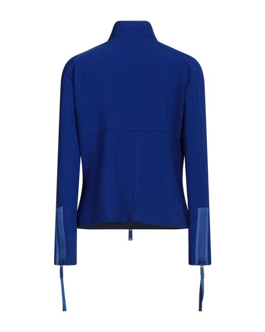 DSquared² Blue Jacket Polyester, Polyurethane