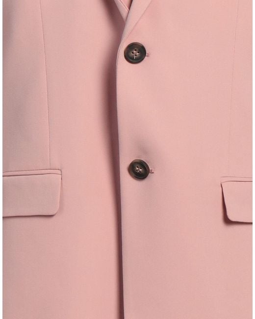 SELECTED Pink Blazer Recycled Polyester, Viscose, Elastane for men