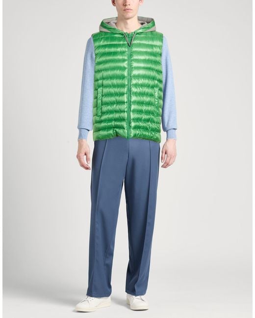 Herno Green Gilet for men