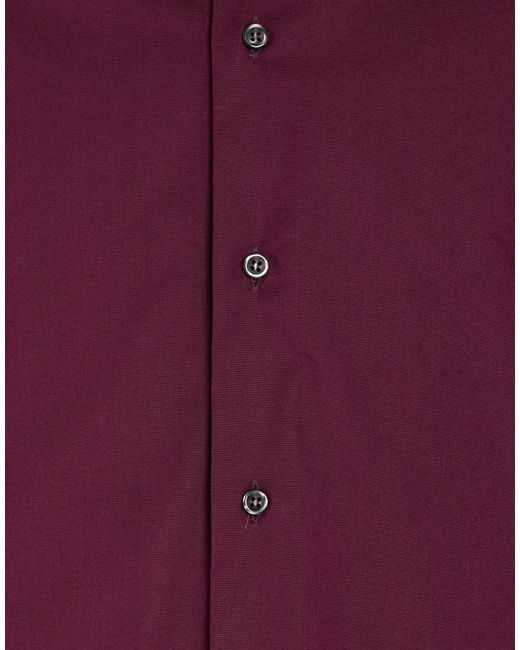 Alea Purple Shirt Cotton, Elastane for men