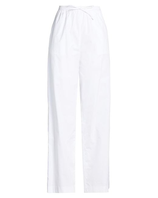 Loulou de Saison White Pants Cotton