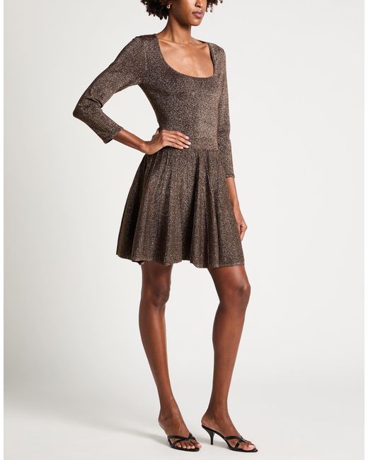 Maje Brown Mini Dress