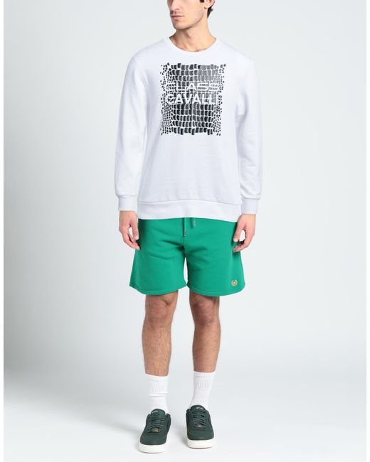 Roberto Cavalli White Sweatshirts for men