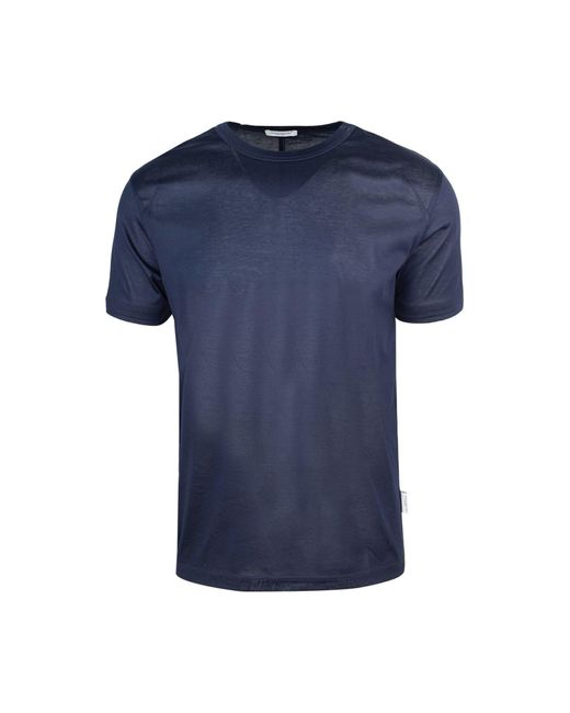 T-shirt di Paolo Pecora in Blue da Uomo