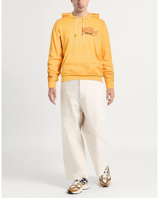 APRÈS SURF Yellow Marigold Sweatshirt Cotton, Polyester for men