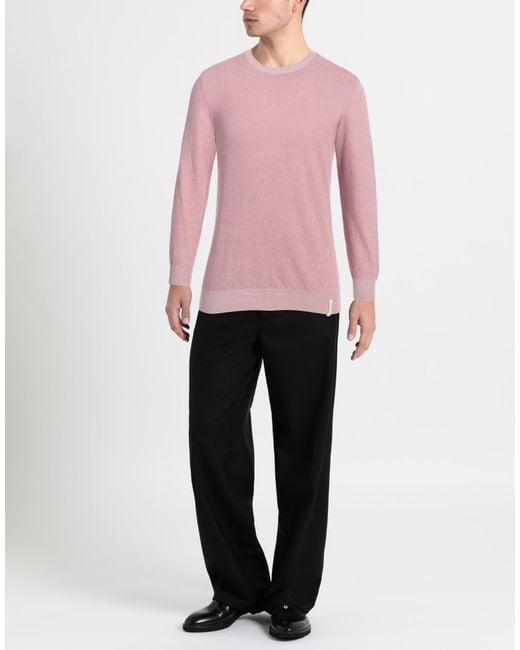 Brooksfield Pullover in Pink für Herren