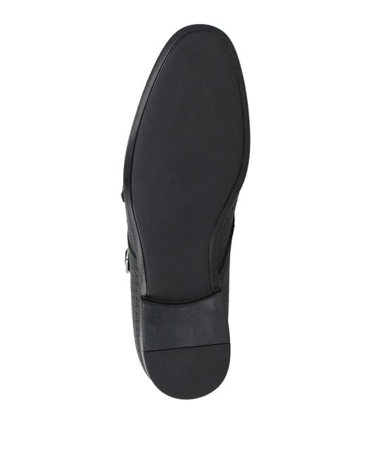 Doucal's Black Loafers Leather for men