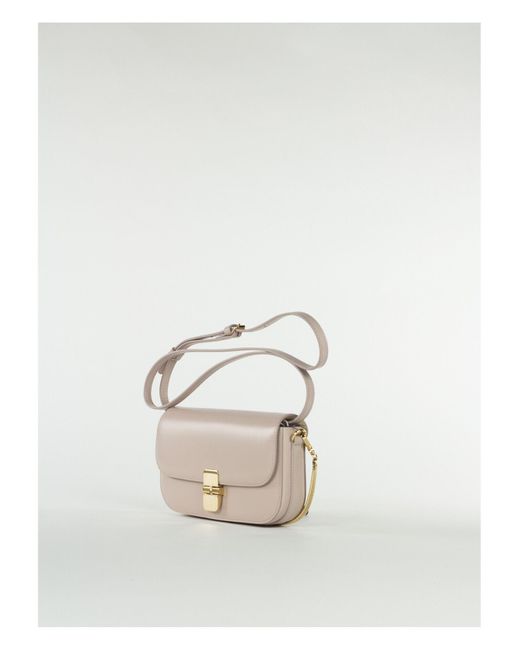 Bolso con bandolera A.P.C. de color White