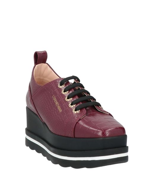 Lorenzo Mari Purple Schnürschuh