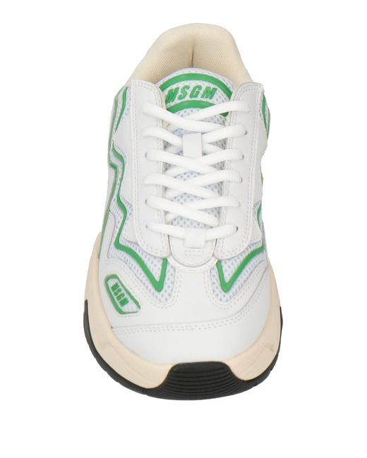 MSGM Green Trainers