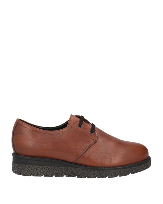 Melluso Brown Lace-up Shoes