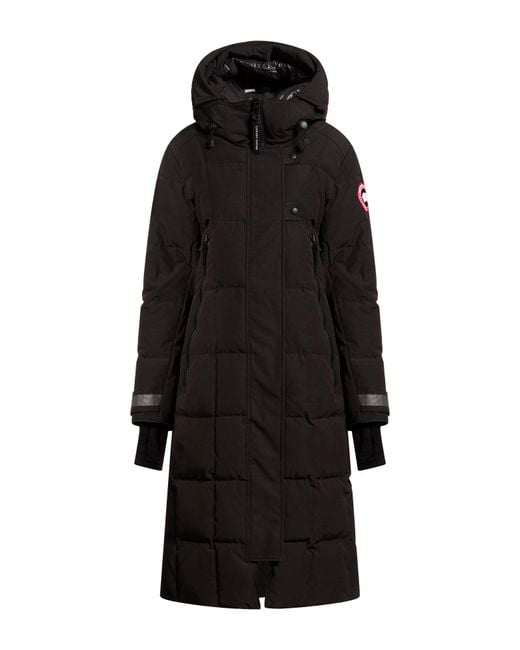 Canada Goose Black Puffer Polyester, Cotton