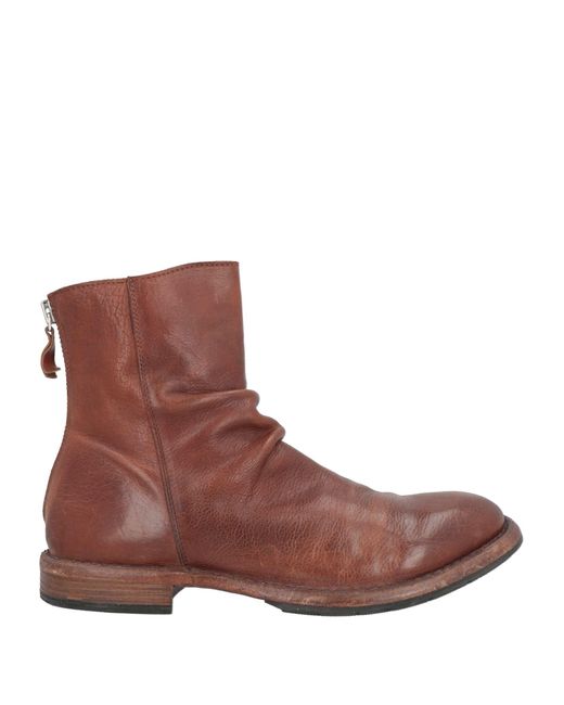 Moma Brown Tan Ankle Boots Soft Leather for men