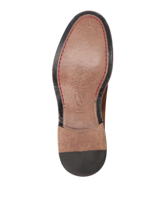 Corvari Brown Camel Lace-Up Shoes Leather for men