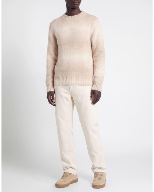 DISCLAIMER White Sweater Alpaca Wool, Polyamide for men
