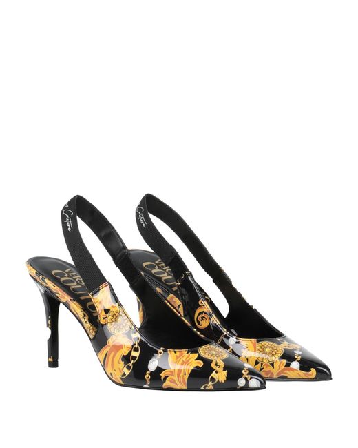 Versace Jeans Couture Metallic Pumps