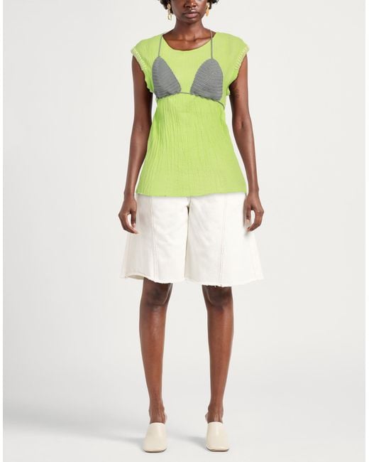Alysi Green Top Cotton