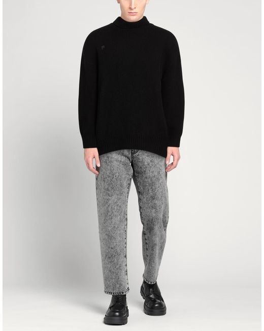 PANGAIA Black Turtleneck for men