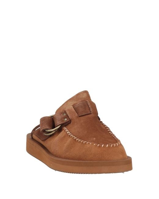 Suicoke Brown Mules & Clogs for men