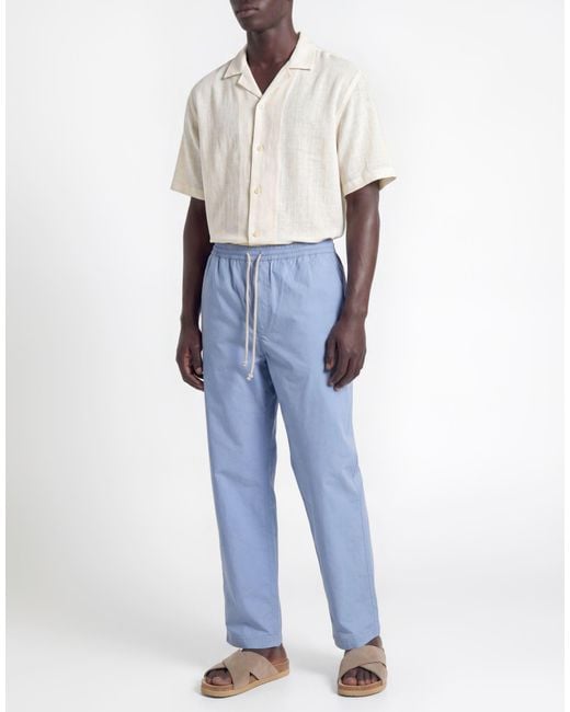 Department 5 Blue Pants Cotton, Elastane for men