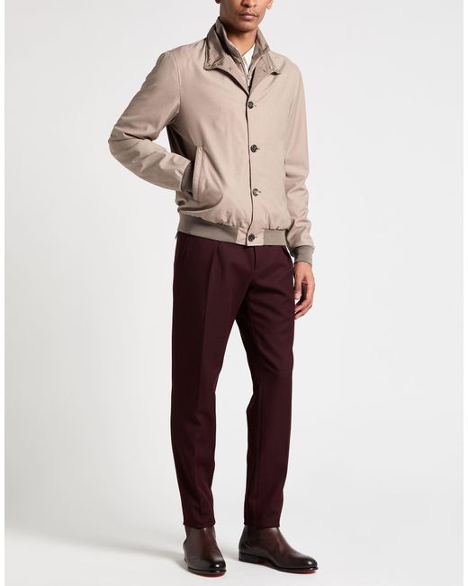 Moorer Natural Jacket Polyester, Viscose for men