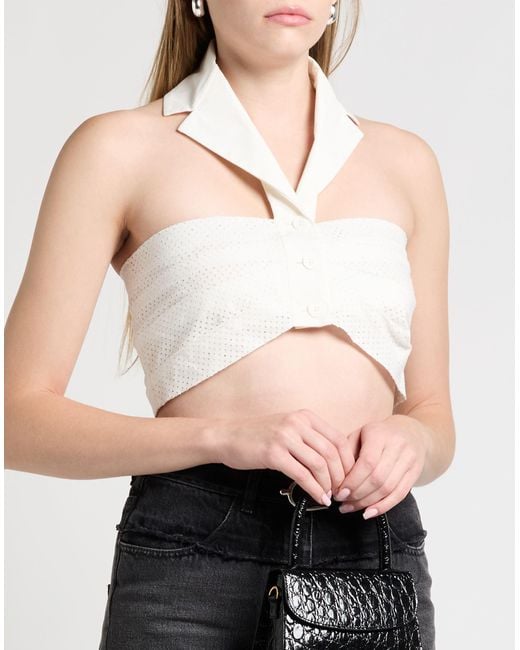 .., merci italia White Top Cotton, Elastane